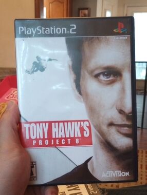 Tony Hawk Project 8 PlayStation 2 White Red Black
